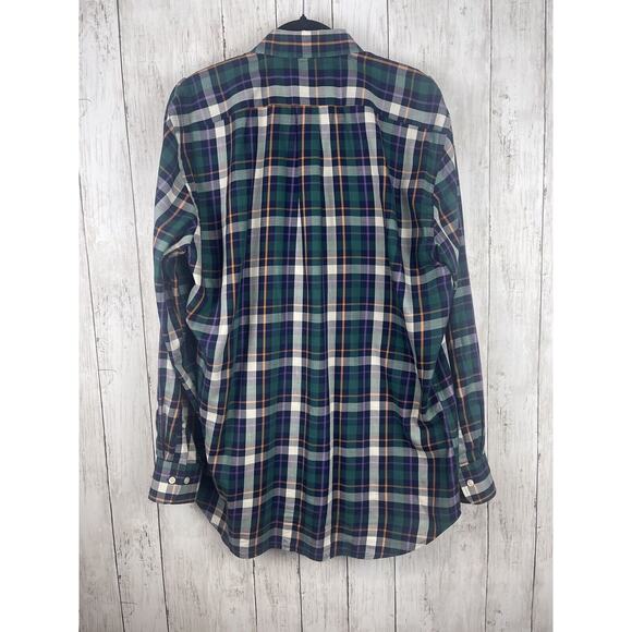 Peter Millar Shirt Mens Large Green Plaid Button Down Preppy Business Academia - Picture 6 of 9